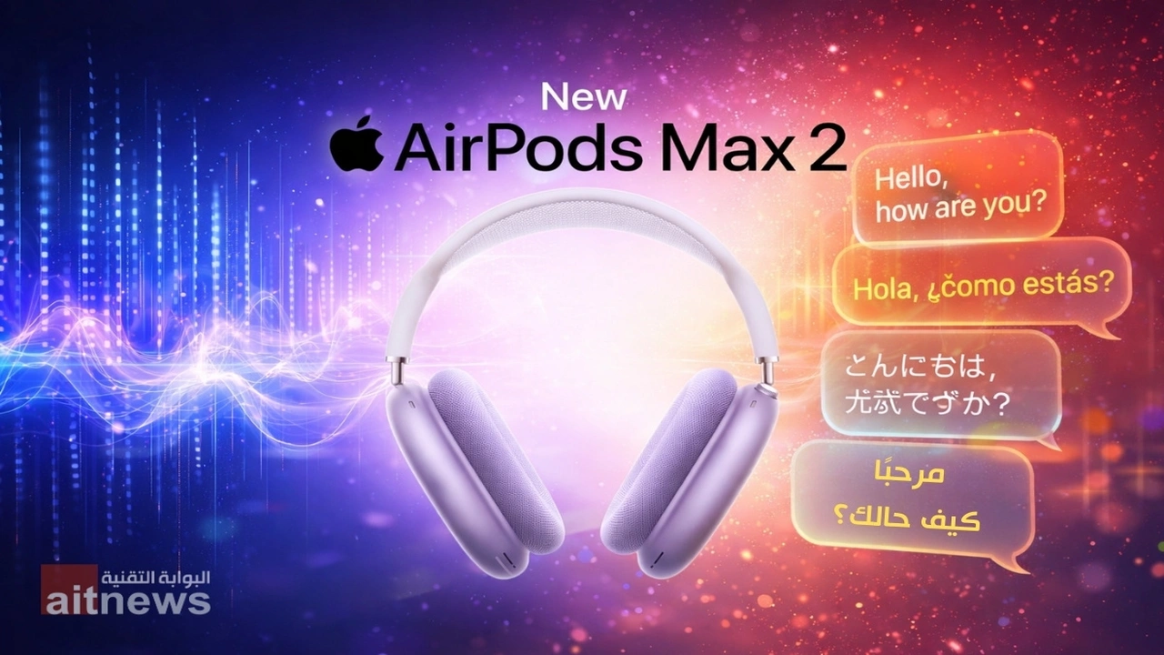 آبل تطرح AirPods Max 2 بمعالج مطور وميزة الترجمة الفورية بالذكاء الاصطناعي